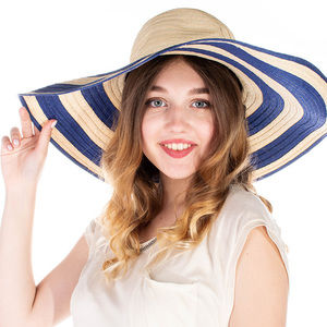 ONDADE MAR CREAM & BLUE CLASSIC HAT | WOMENS